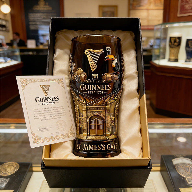 🔥Limited Edition🎁-🍻 The Guinnees 1759 Heritage Pint Glass - Toucan Edition