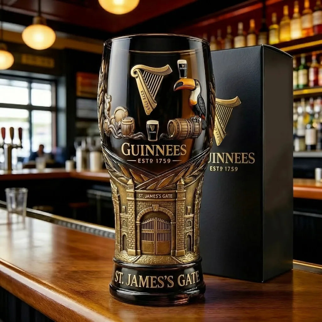 🔥Limited Edition🎁-🍻 The Guinnees 1759 Heritage Pint Glass - Toucan Edition