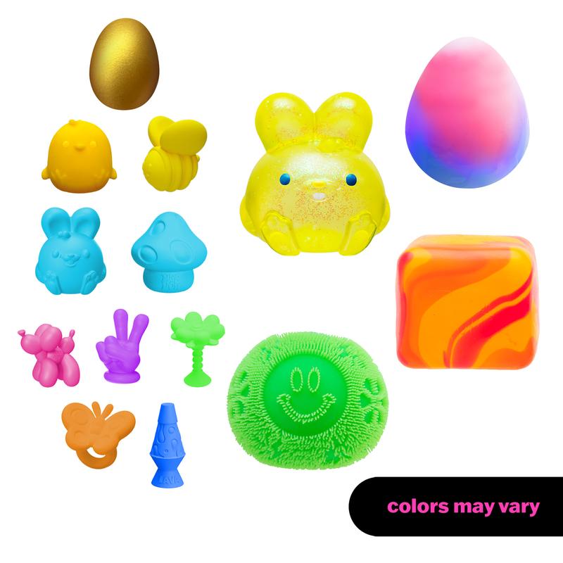Easter Style Squishy Toy Bundle - Easter Basket Stuffers - Ages 3+ Perfect Best Easter Gift for boys girls